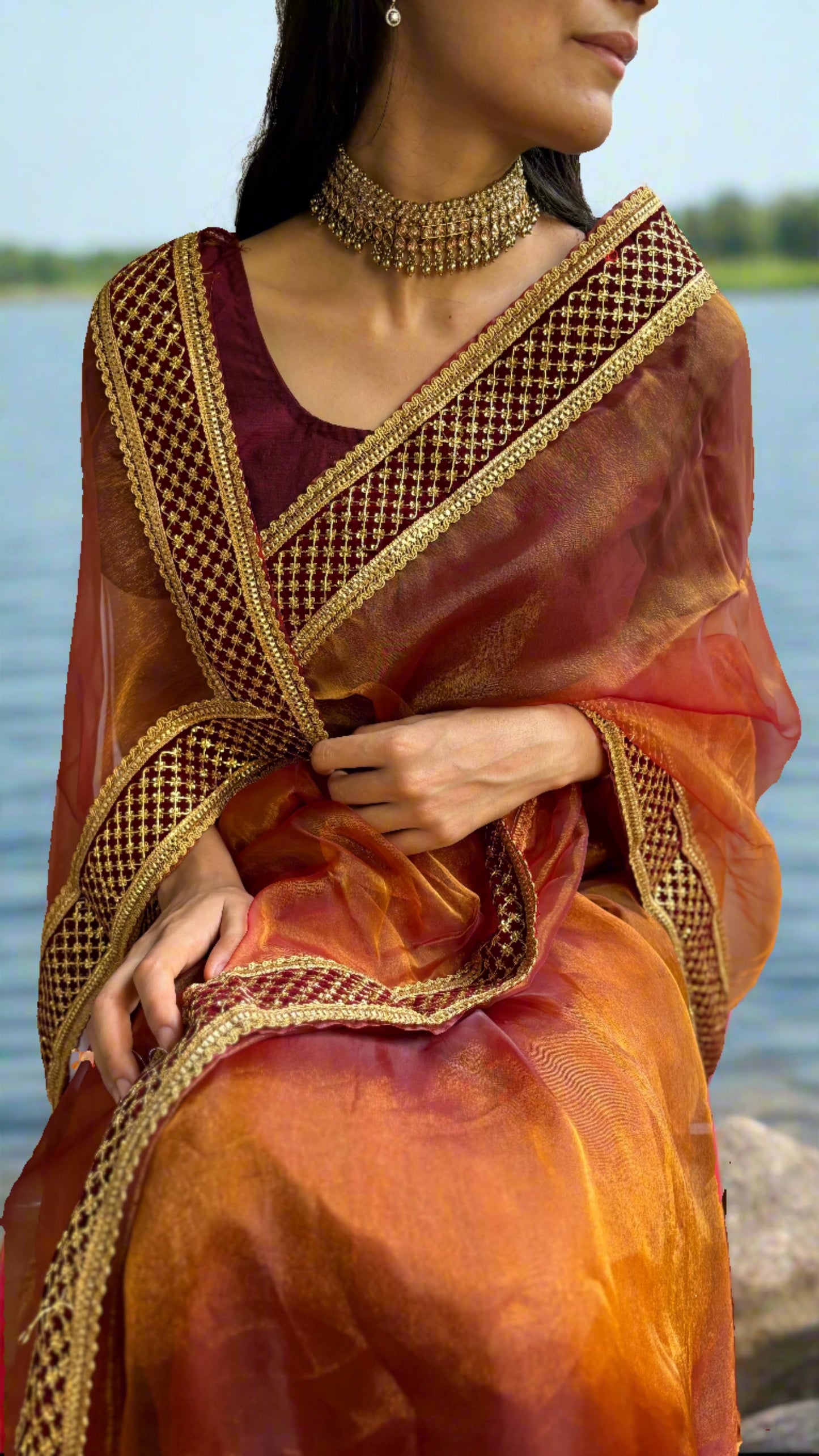 Luxury Empress Saree - Label Anaira