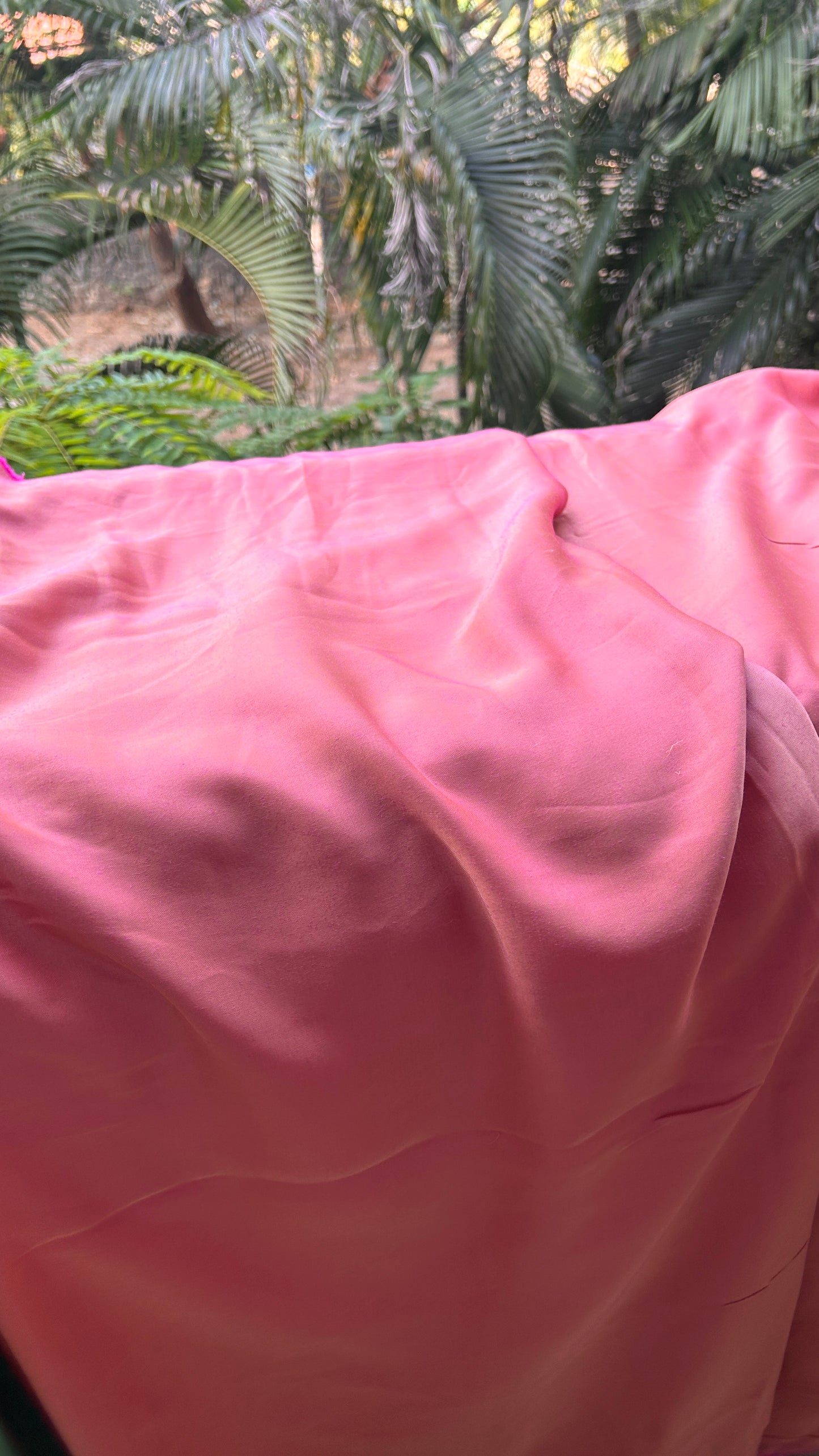 Light Pink Saree reversible side, beautifully drapes and soft texture
