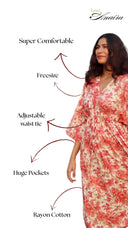 Free Size Dress with Pockets : Rose Meadow