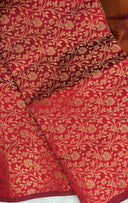 Banaras Ki Queen Bee blouse material on a white background