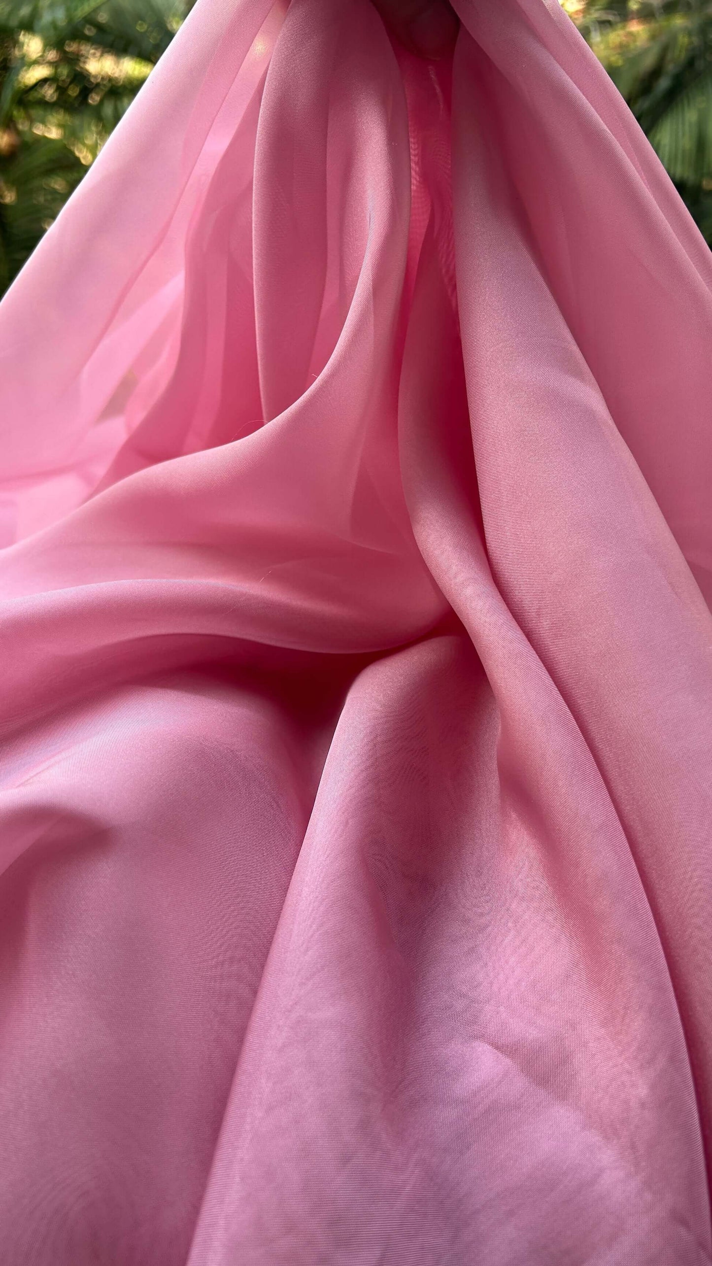 Sari en organza rose clair : Blush Blush
