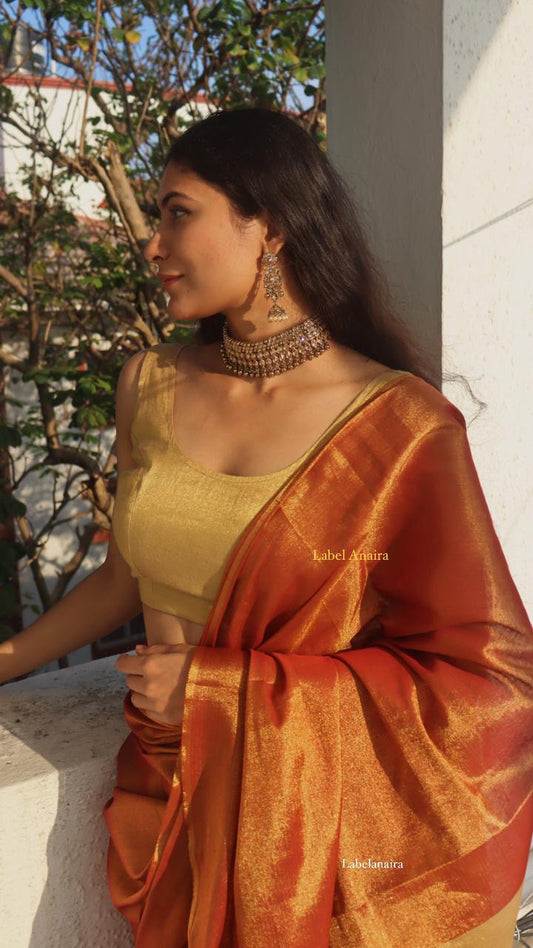 Honey Tissue Saree <3