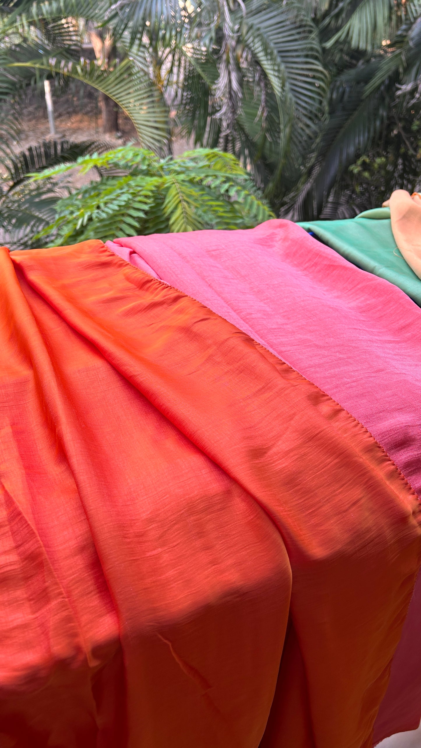 Sunset : Reversible Saree