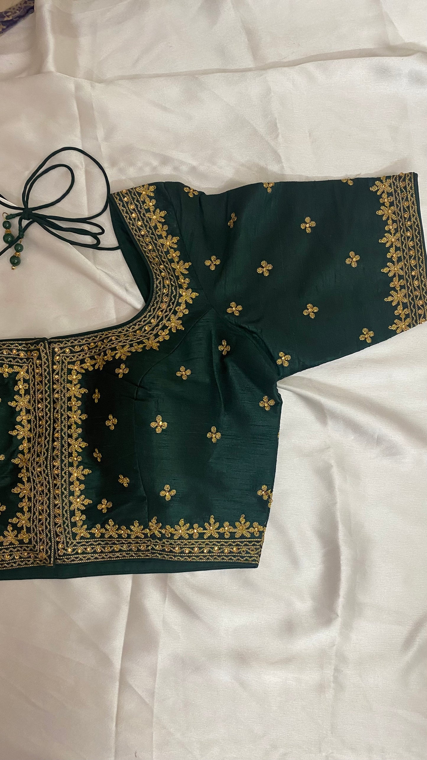 Enchanting Emerald Blouse