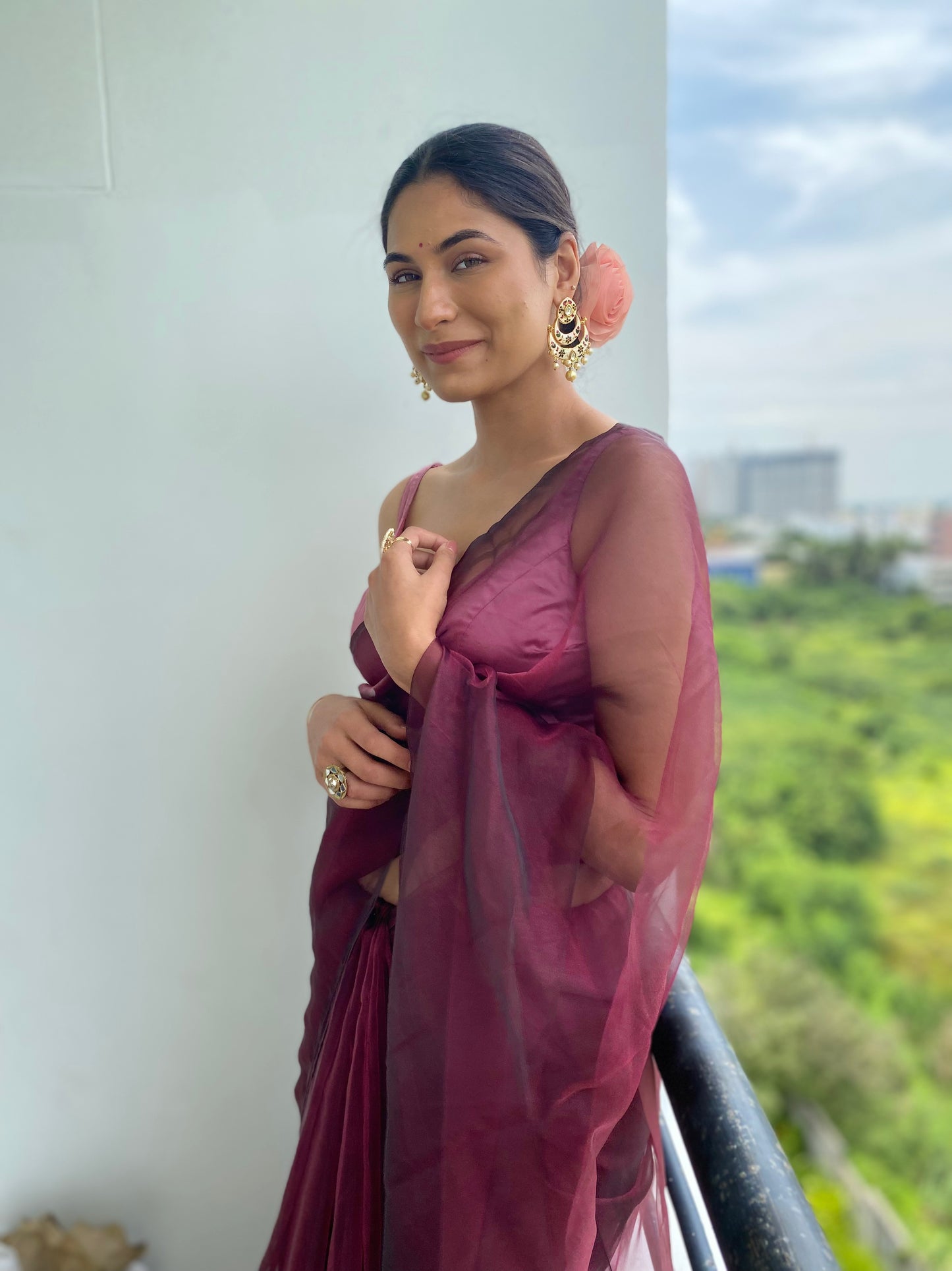 Sangria - Organza Saree