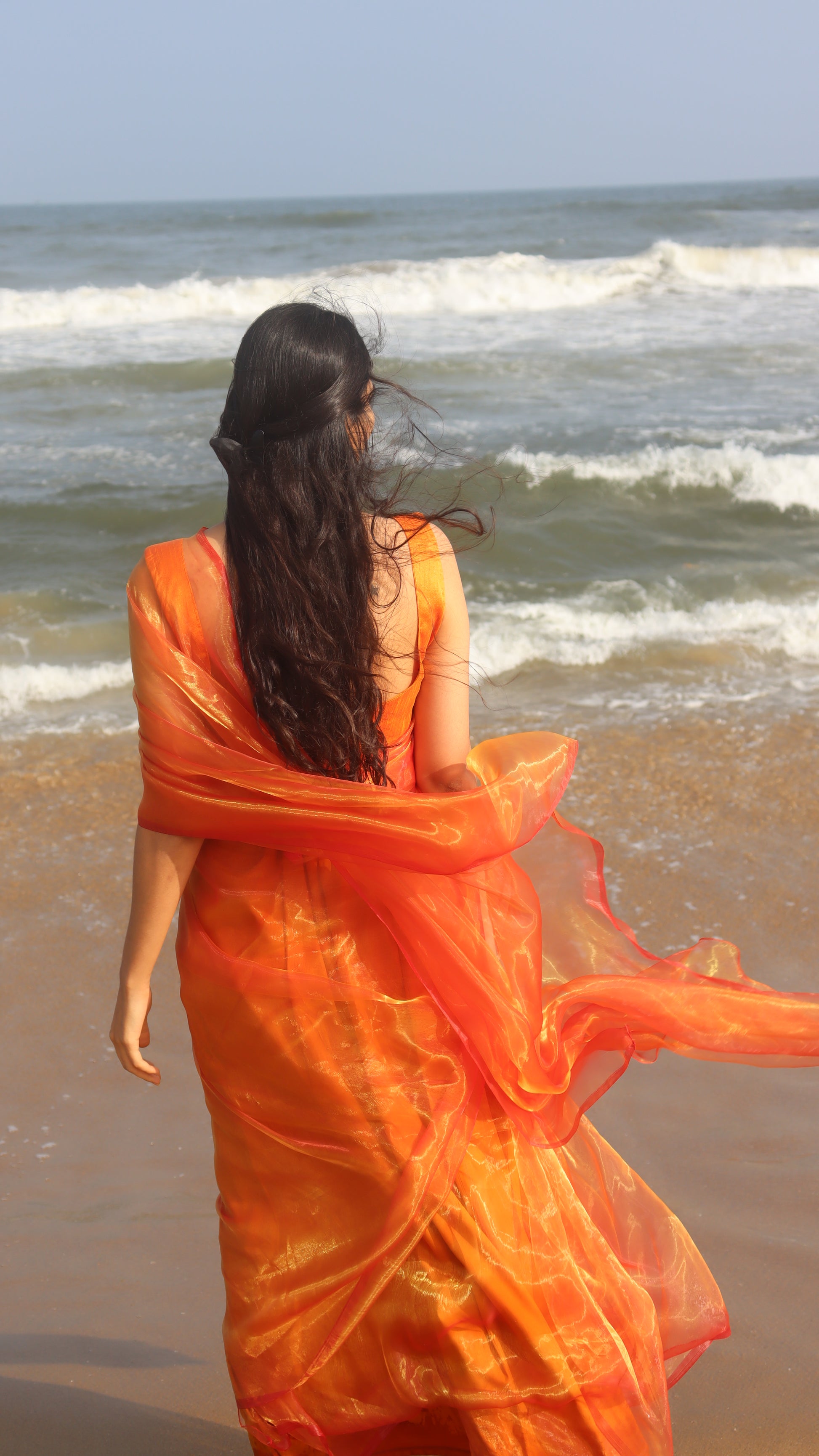 Back view of the Pehli Kiran Love at First Sight outfit showcasing its stylish design and detailing.