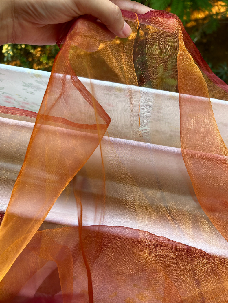 Quality Reject - Queen Bee : Honey Organza Saree