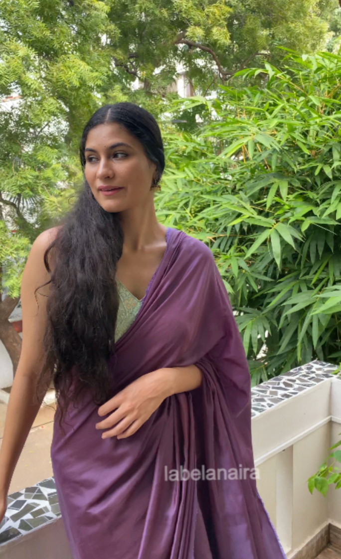 Shades of Purple : Reversible Saree