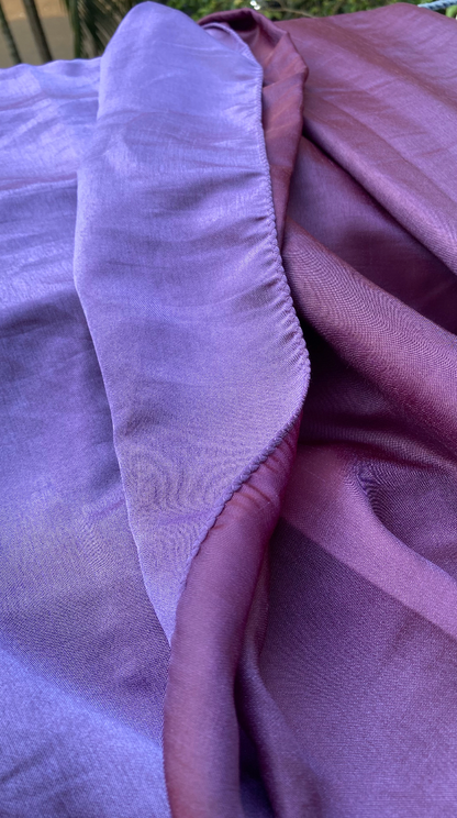 Shades of Purple : Reversible Saree - Label Anaira