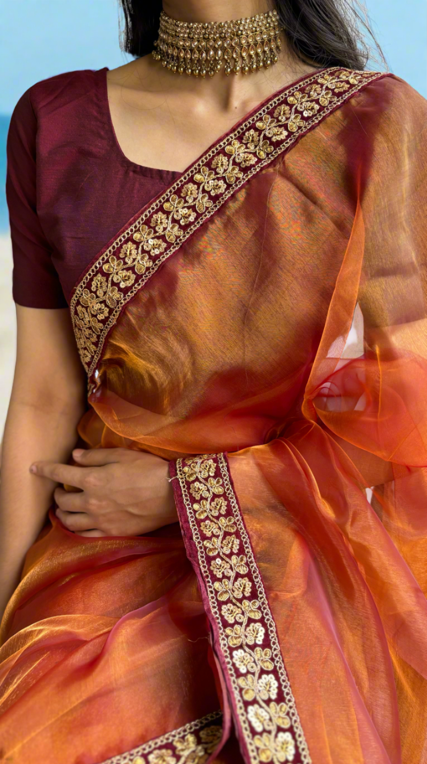 Ethereal Blossom Saree