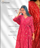 Élégance ondulée : robe taille unique avec poches