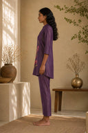 Purple shimmer set side